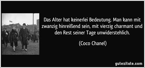 zitat coco chanel alter